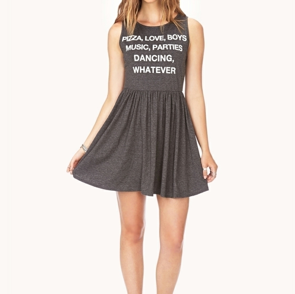 Forever 21 Fit And Flare Dress Small